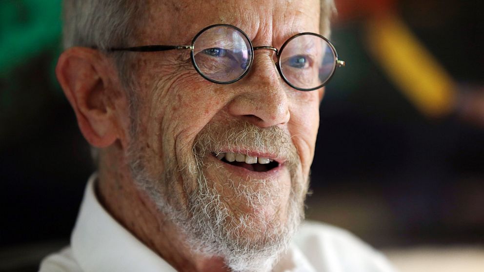 Author Elmore Leonard at his Bloomfield Township, Mich., home, Sept. 17, 2012.