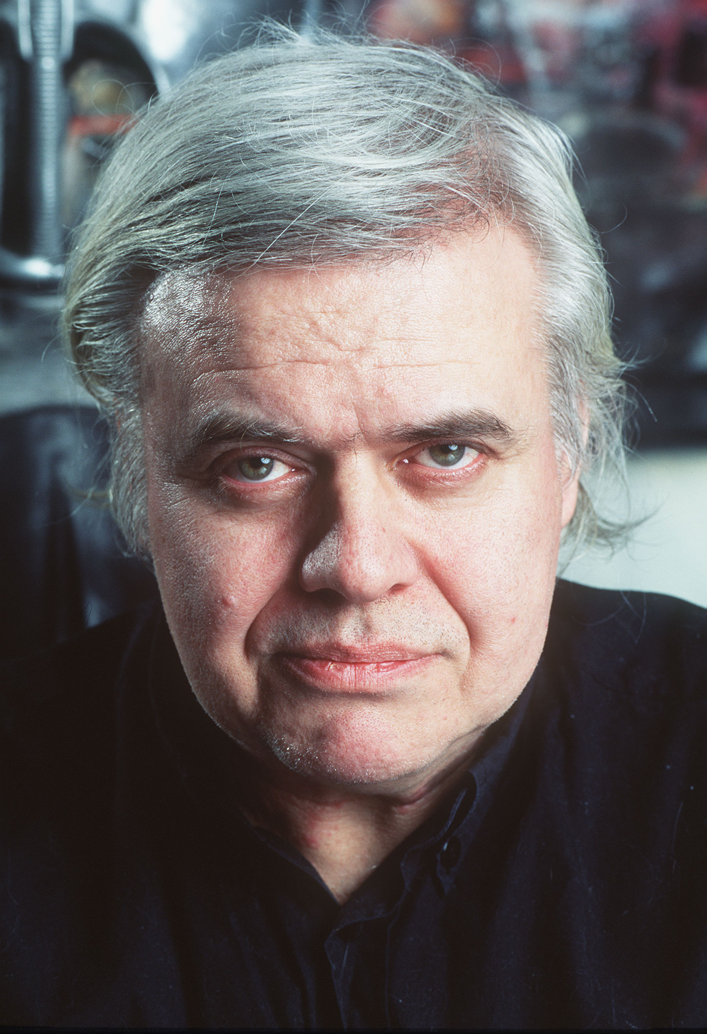 PHOTO: In this 1995 file picture Swiss artist H.R. Giger  is photographed at his house in Zurich, Switzerland.  