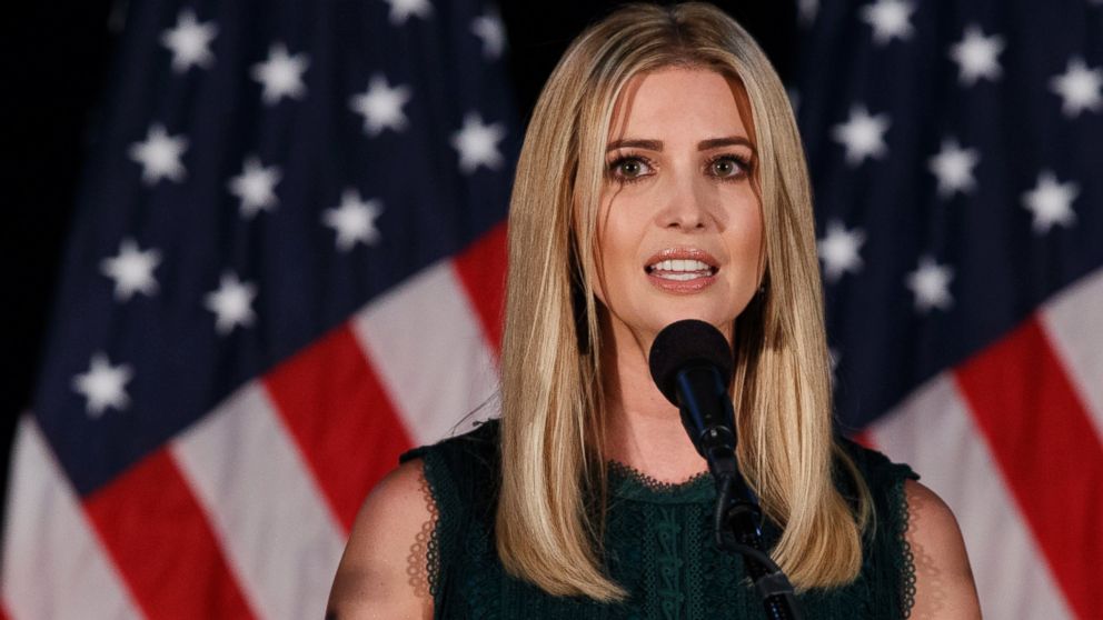 Ivanka Trump introduces her father, Republican presidential candidate Donald Trump, to deliver a policy speech on child care, Sept. 13, 2016, in Aston, Pennsylvania.