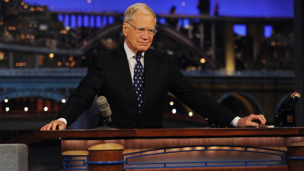 David Letterman appears during a taping of his final "Late Show with David Letterman," May 20, 2015 at the Ed Sullivan Theater in New York.
