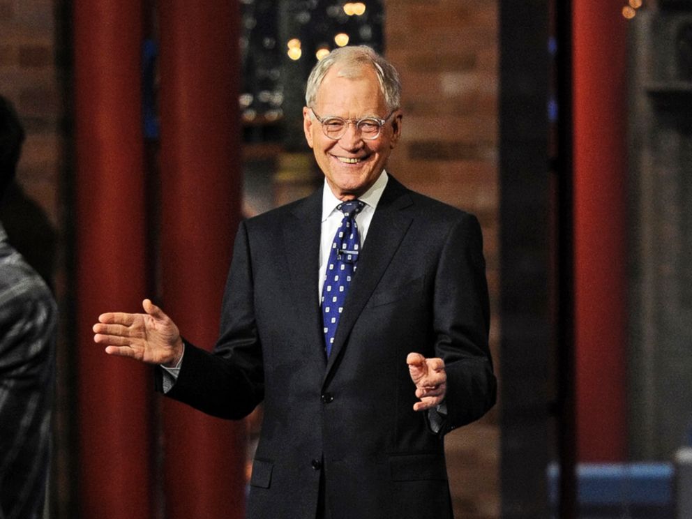 PHOTO: David Letterman appears during a taping of his final "Late Show with David Letterman," Wednesday, May 20, 2015 at the Ed Sullivan Theater in New York.