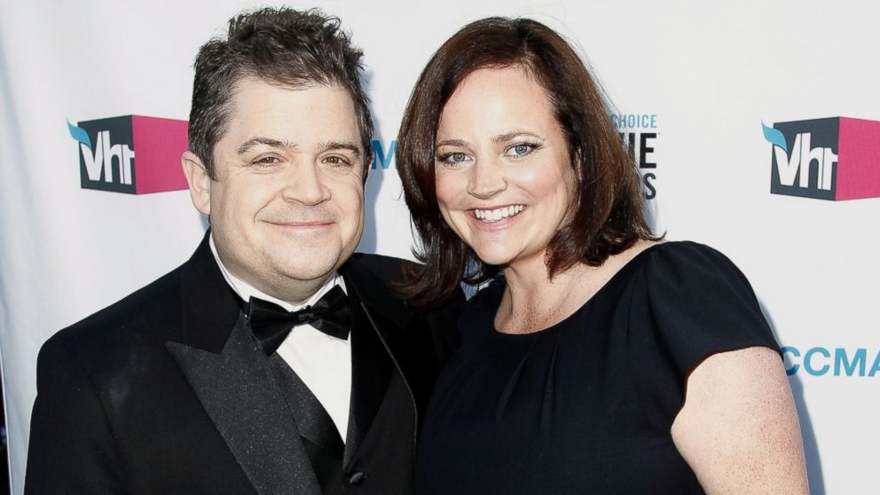In this Jan. 12, 2012 photo, Patton Oswalt, left, and his wife Michelle McNamara arrive at the 17th Annual Critics' Choice Movie Awards in Los Angeles. McNamara died Thursday, according to a publicist for Oswalt. She was 46.