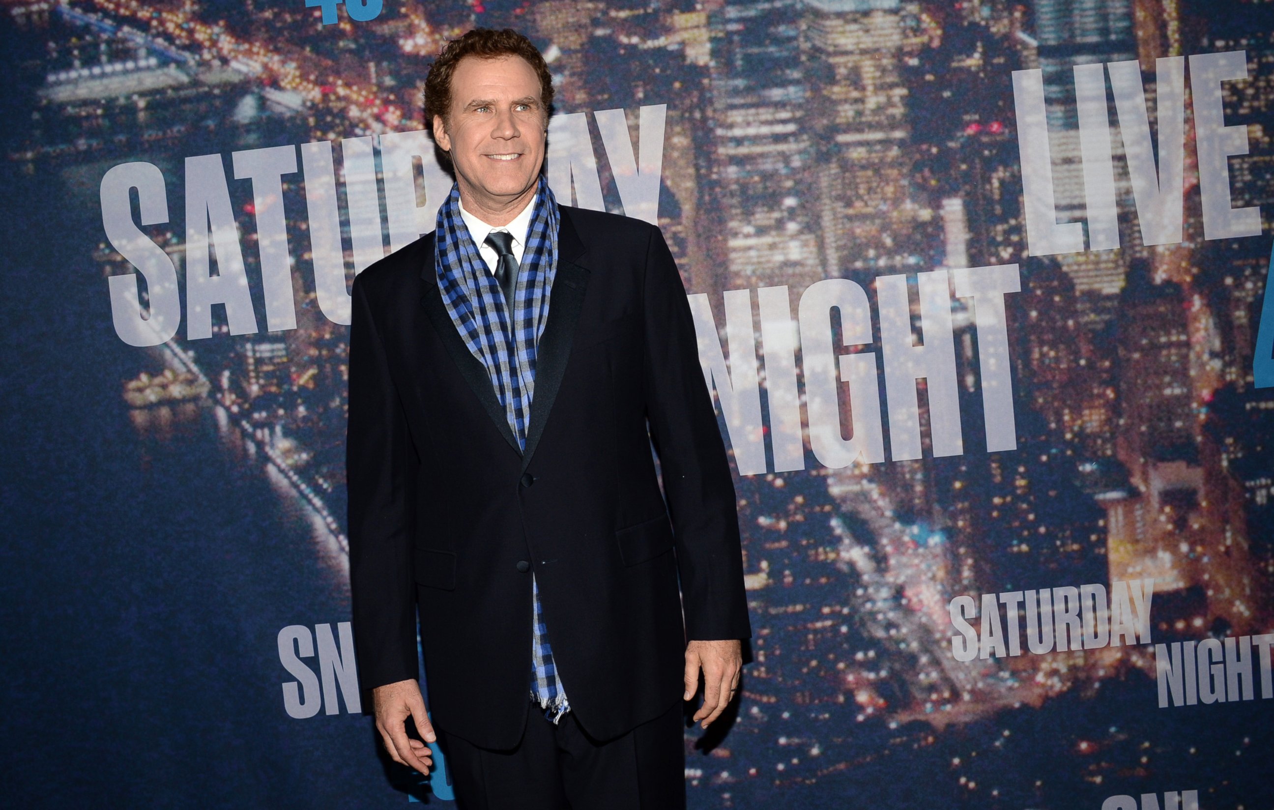 PHOTO: Will Ferrell arrives at the Saturday Night Live 40th Anniversary Special at Rockefeller Plaza, Feb. 15, 2015, in New York.