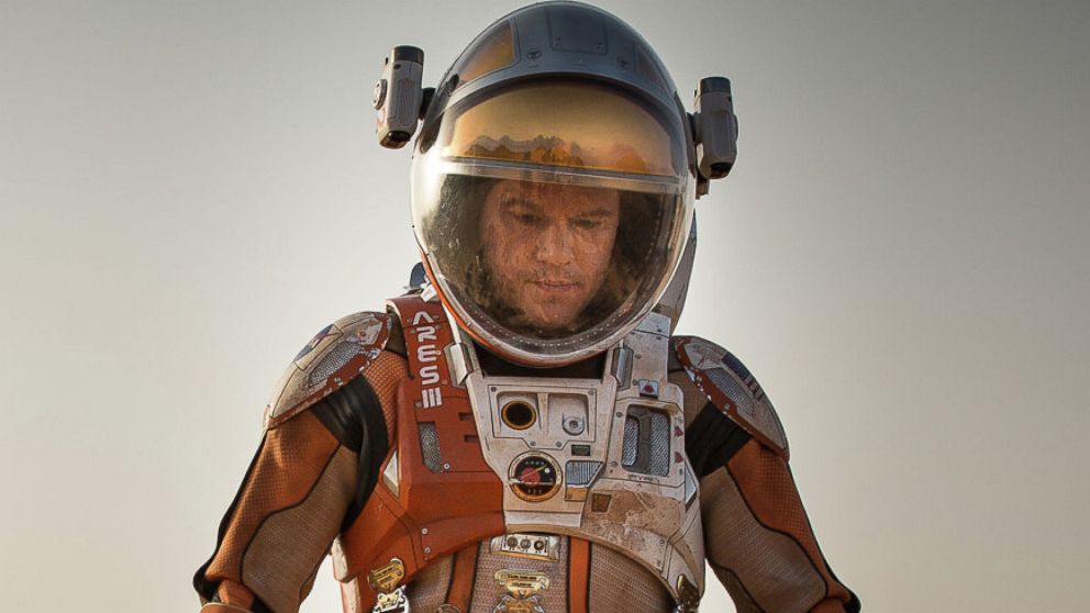 Matt Damon in a scene from the film, "The Martian."   