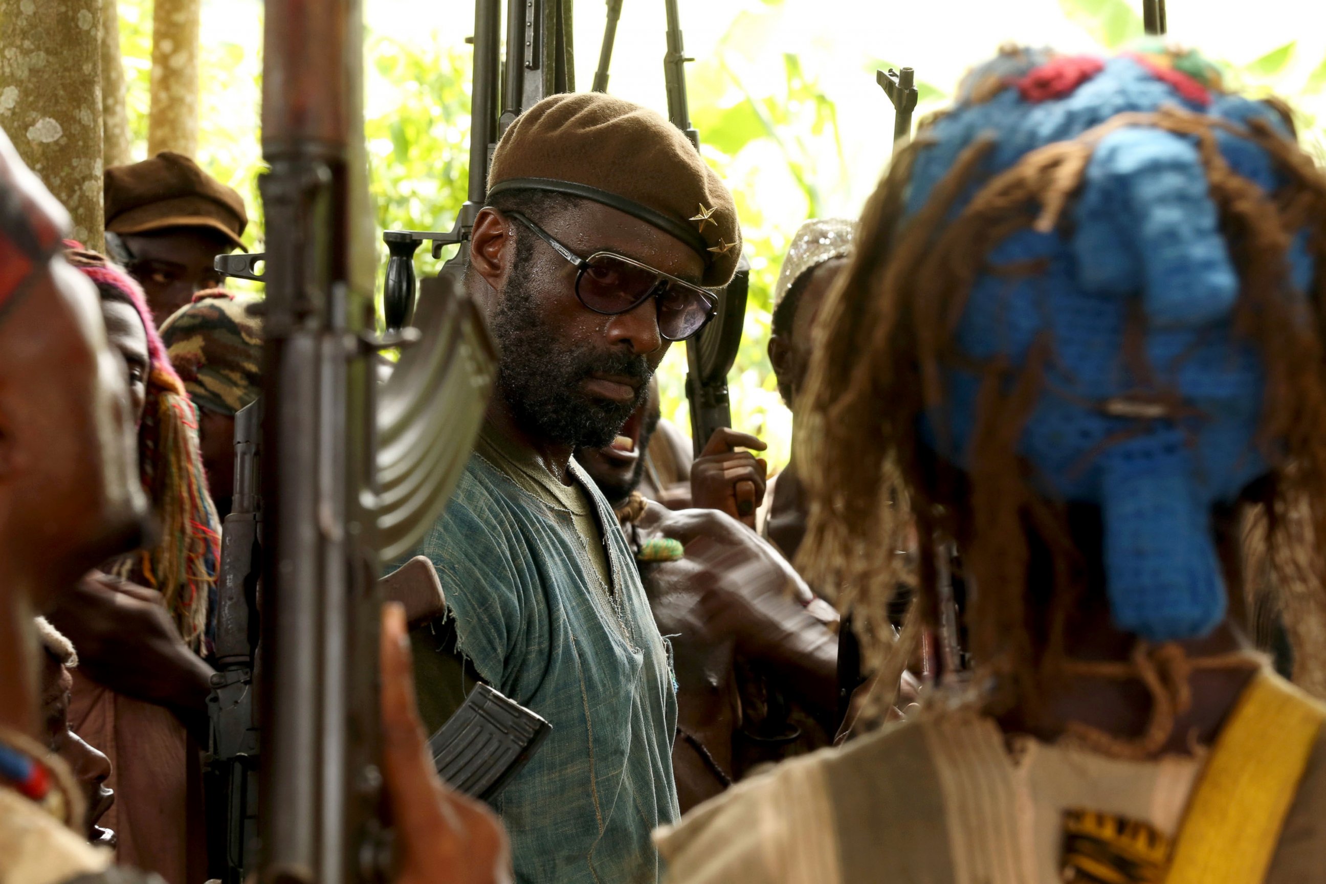 PHOTO: Idris Elba, as Commandant, in the Netflix original film, "Beasts of No Nation."