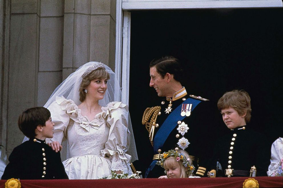 PHOTO: Diana, Princess of Wales,  and Prince Charles are shown on their wedding day on the balcony of Buckingham Palace in London, July 29, 1981.