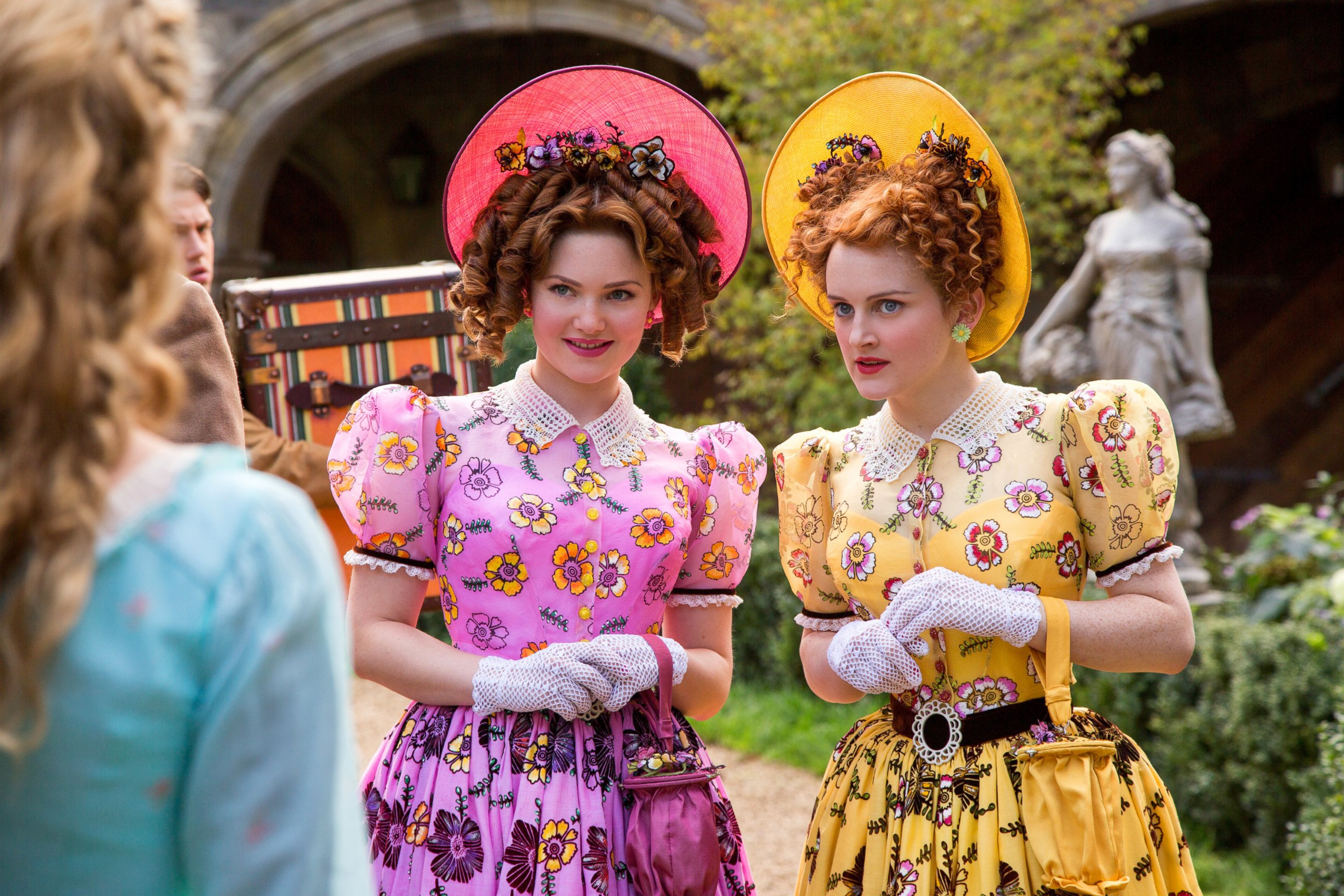 PHOTO: Holliday Grainger as Anastasia and Sophie McShera as Drisella and in Disney's live-action feature inspired by the classic fairy tale, "Cinderella."