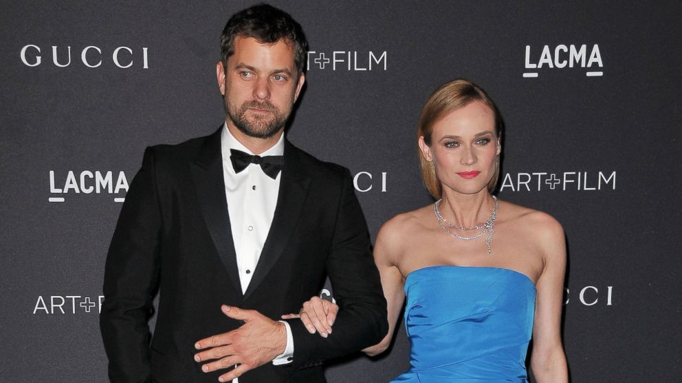 Joshua Jackson and Diane Kruger arrive at the 2015 LACMA Art+Film Gala held at LACMA in Los Angeles, Nov. 7, 2015. 