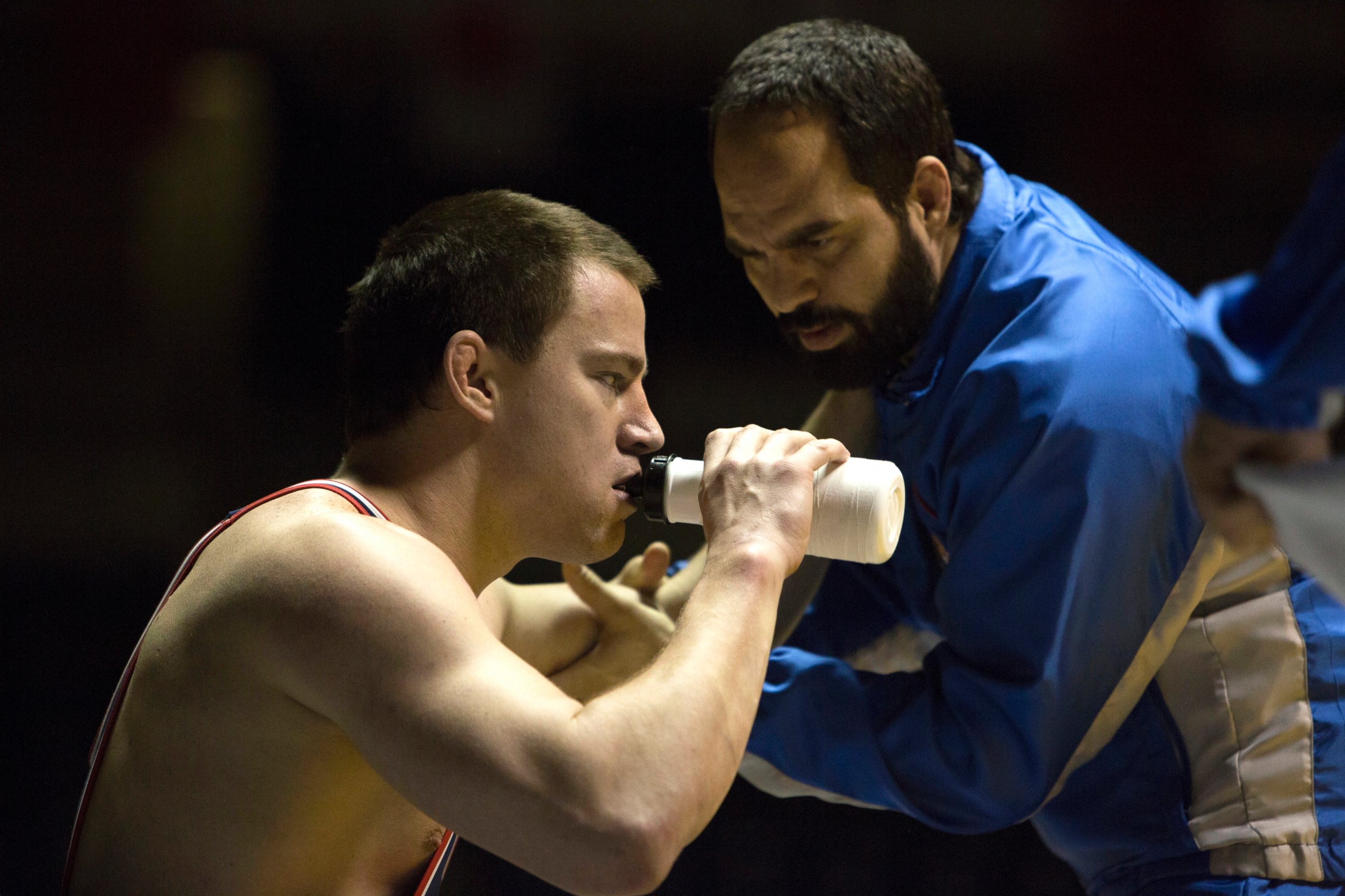 PHOTO: Channing Tatum and Mark Ruffalo in a scene from "Foxcatcher."