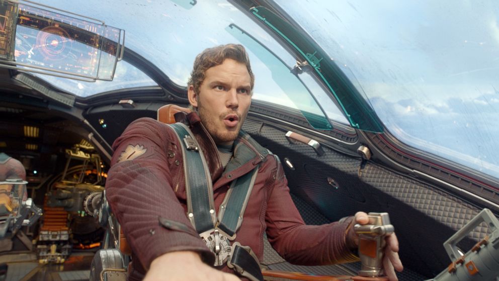 PHOTO: This image released by Disney - Marvel shows Chris Pratt in a scene from "Guardians Of The Galaxy."