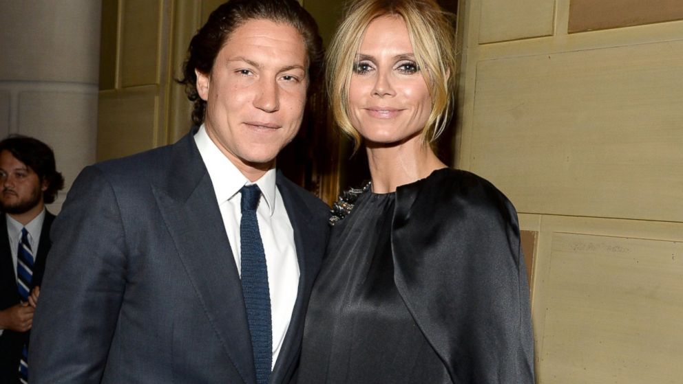 Vito Schnabel and Heidi Klum at the International Centre for Missing & Exploited Children?s Inaugural Gala for Child Protection, May 7, 2015, at Gotham Hall in New York. 