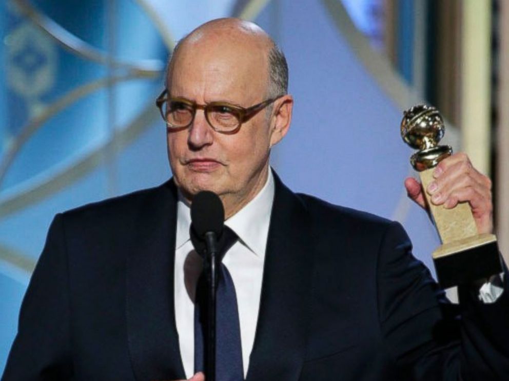 PHOTO: Jeffrey Tambor accepts the award for best actor in a TV series, comedy or musical for his role in Transparent, at the 72nd Annual Golden Globe Awards, Jan. 11, 2015, at the Beverly Hilton Hotel in Beverly Hills, Calif.
