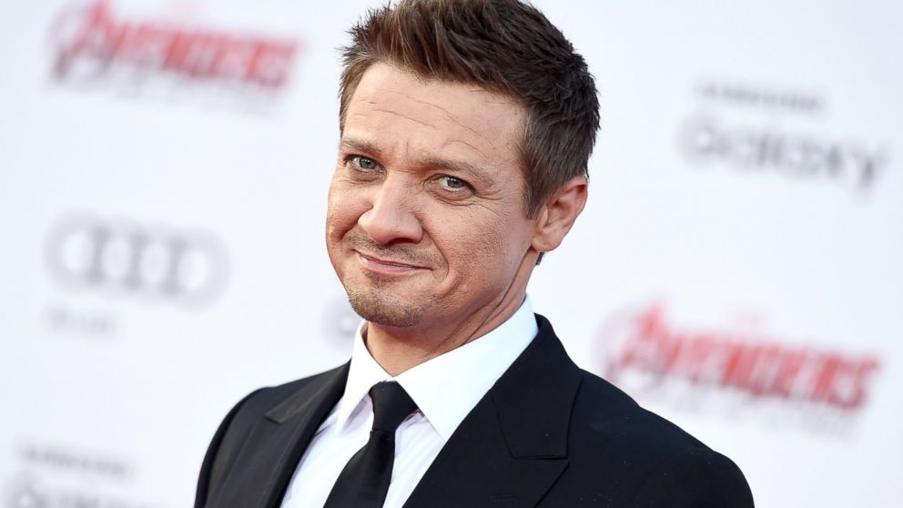 Jeremy Renner arrives at the Los Angeles premiere of "Avengers: Age Of Ultron" at the Dolby Theatre, April 13, 2015, in Los Angeles.