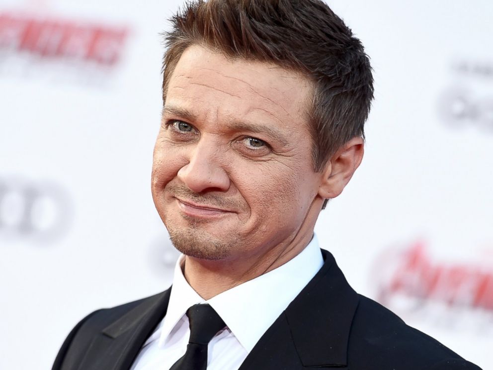 PHOTO: Jeremy Renner arrives at the Los Angeles premiere of "Avengers: Age Of Ultron" at the Dolby Theatre, April 13, 2015, in Los Angeles.