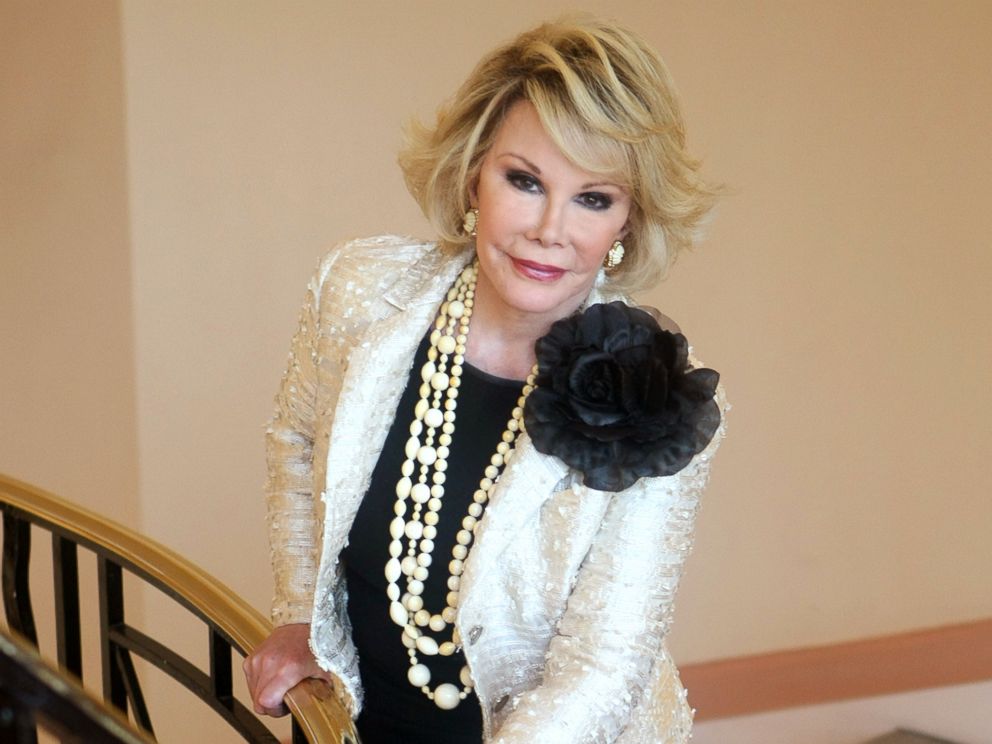 PHOTO: Joan Rivers poses as she presents the "Comedy Roast with Joan Rivers"