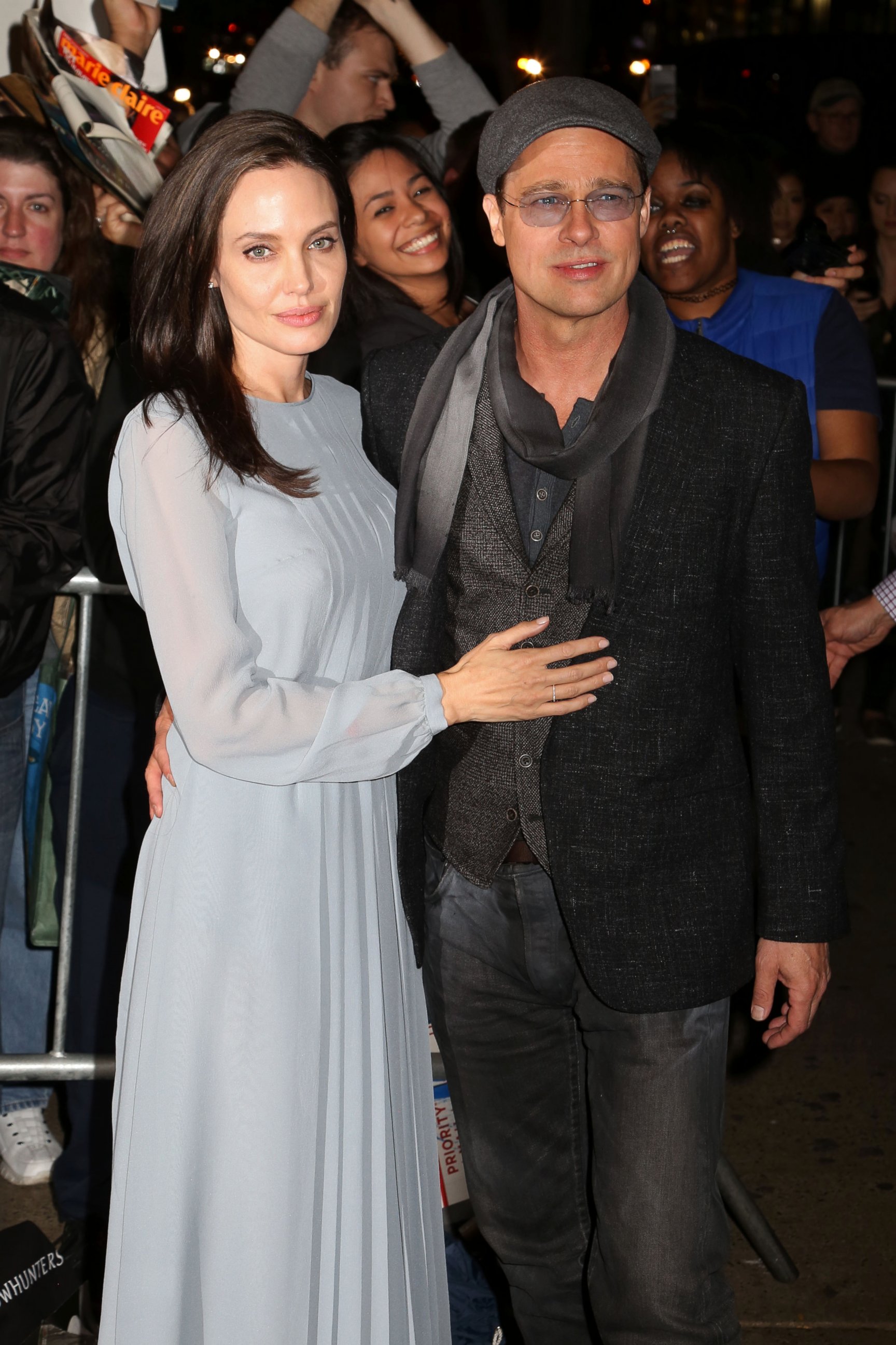 PHOTO: Angelina Jolie and Brad Pitt attend a special screening of "By The Sea" on Nov. 3, 2015, in New York.