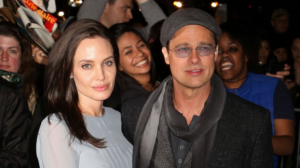 Angelina Jolie and Brad Pitt attend a special screening of "By The Sea" on Nov. 3, 2015, in New York.