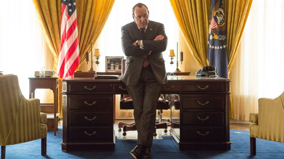 Kevin Spacey portrays President Richard Nixon in a scene from "Elvis & Nixon.