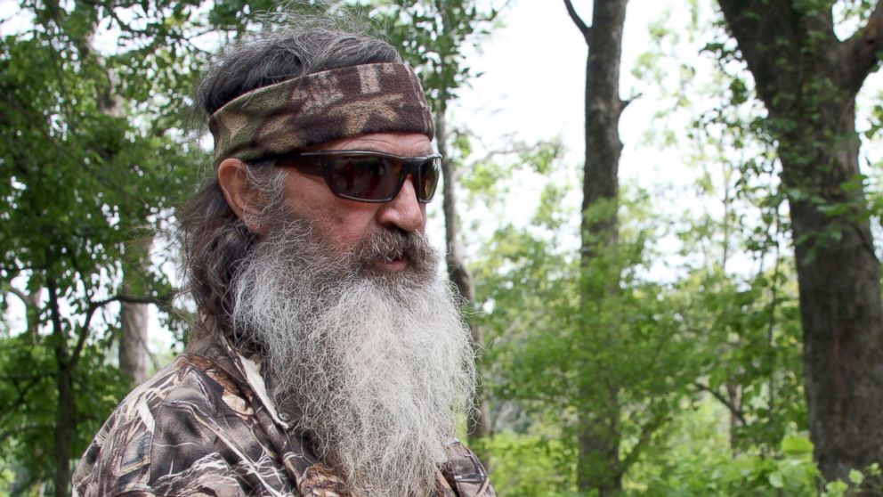PHOTO: This photo taken May 15, 2013 shows Phil Robertson posing for a photograph at his home in western Ouachita Parish, La.
