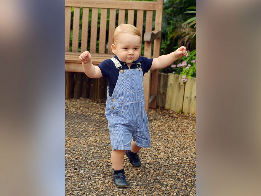 PHOTO: This photo dated Wednesday, July 2, 2014, was taken to mark Prince George's first birthday and shows the Prince during a visit to the Sensational Butterflies exhibition at the Natural History Museum in London.