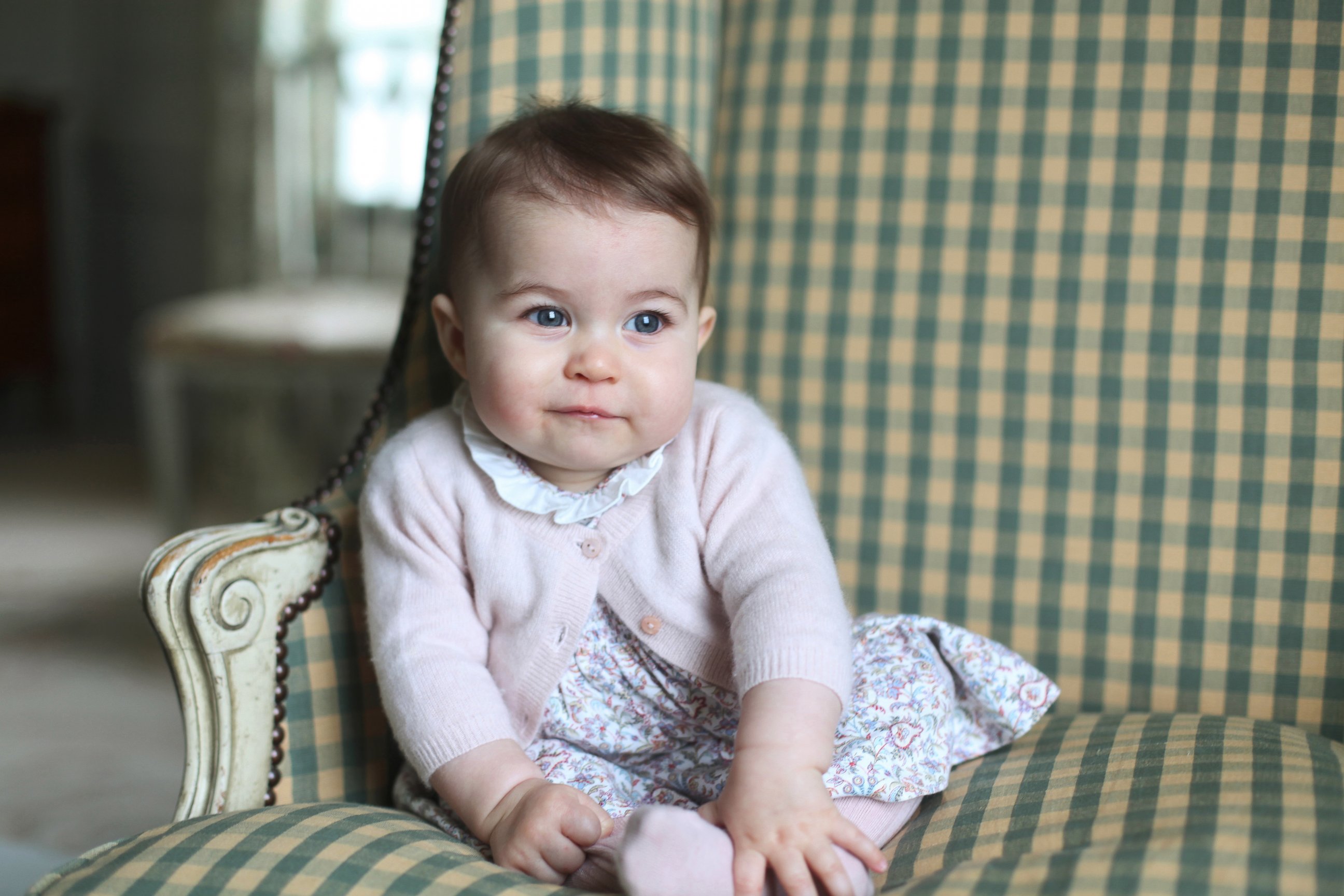 PHOTO: This undated photo released Nov. 29, 2015, by Britain's Duke and Duchess of Cambridge, shows their daughter Princess Charlotte, at Anmer Hall in Sandringham, England. 
