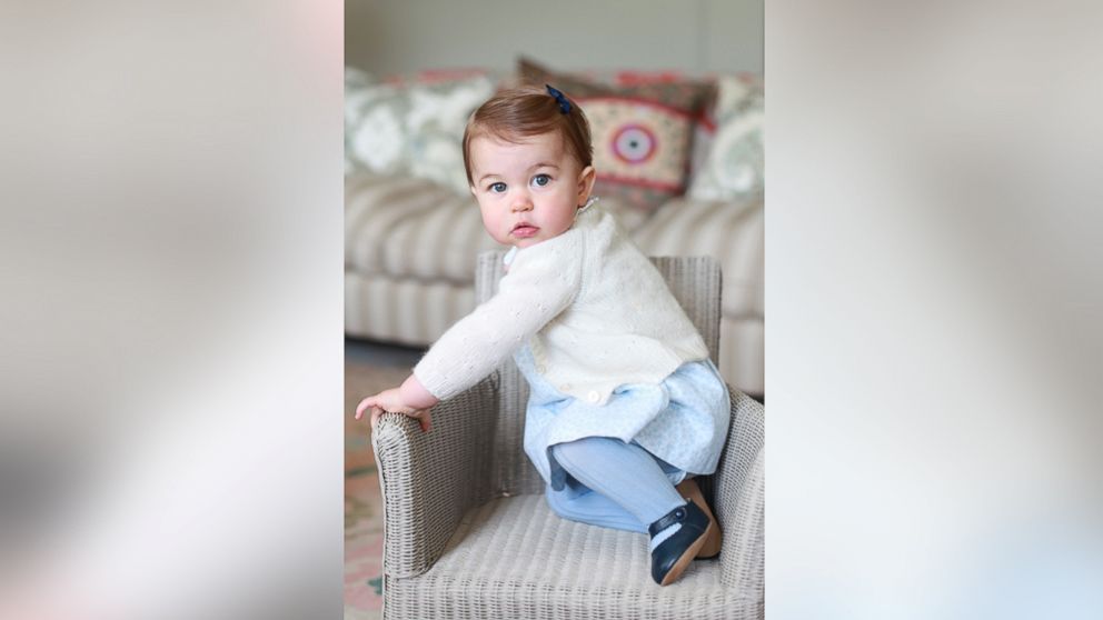 PHOTO: Princess Charlotte poses for a photograph at Anmer Hall, in Norfolk, England, in this undated photo released May 1, 2016 by Kensington Palace. The princess will celebrate her first birthday on Monday.