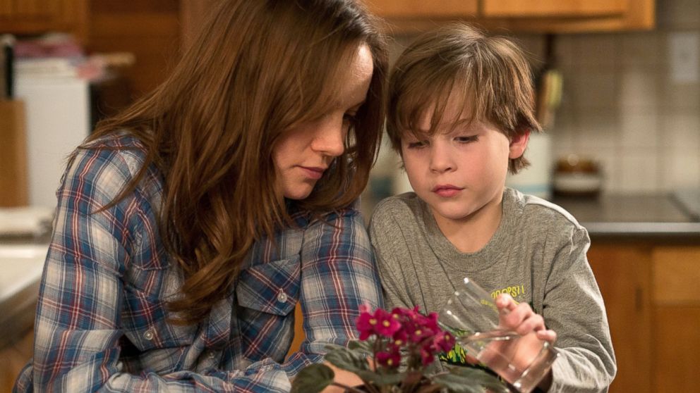 Brie Larson, left, and Jacob Tremblay appear in a scene from the film, "Room." 