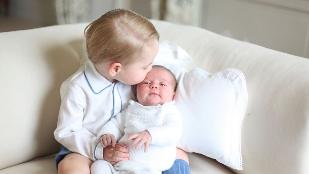 PHOTO: Undated handout photo released by the Duke and Duchess of Cambridge of Prince George and Princess Charlotte. The photograph was taken by the Duchess in mid-May at Anmer Hall in Norfolk, U.K. 
