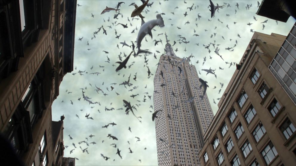 PHOTO: A scene from Sharknado 2: The Second One.