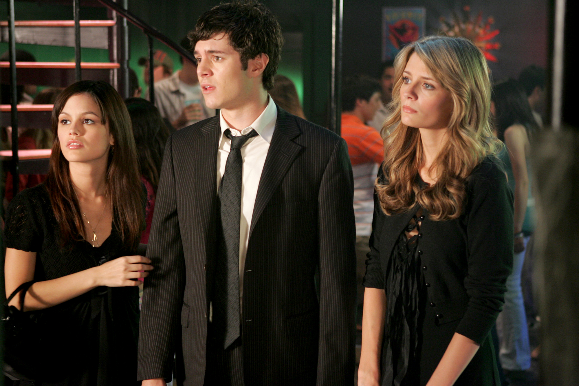 PHOTO: Rachel Bilson, left,  Adam Brody and Mischa Barton are seen in a scene from 'The O.C.' 