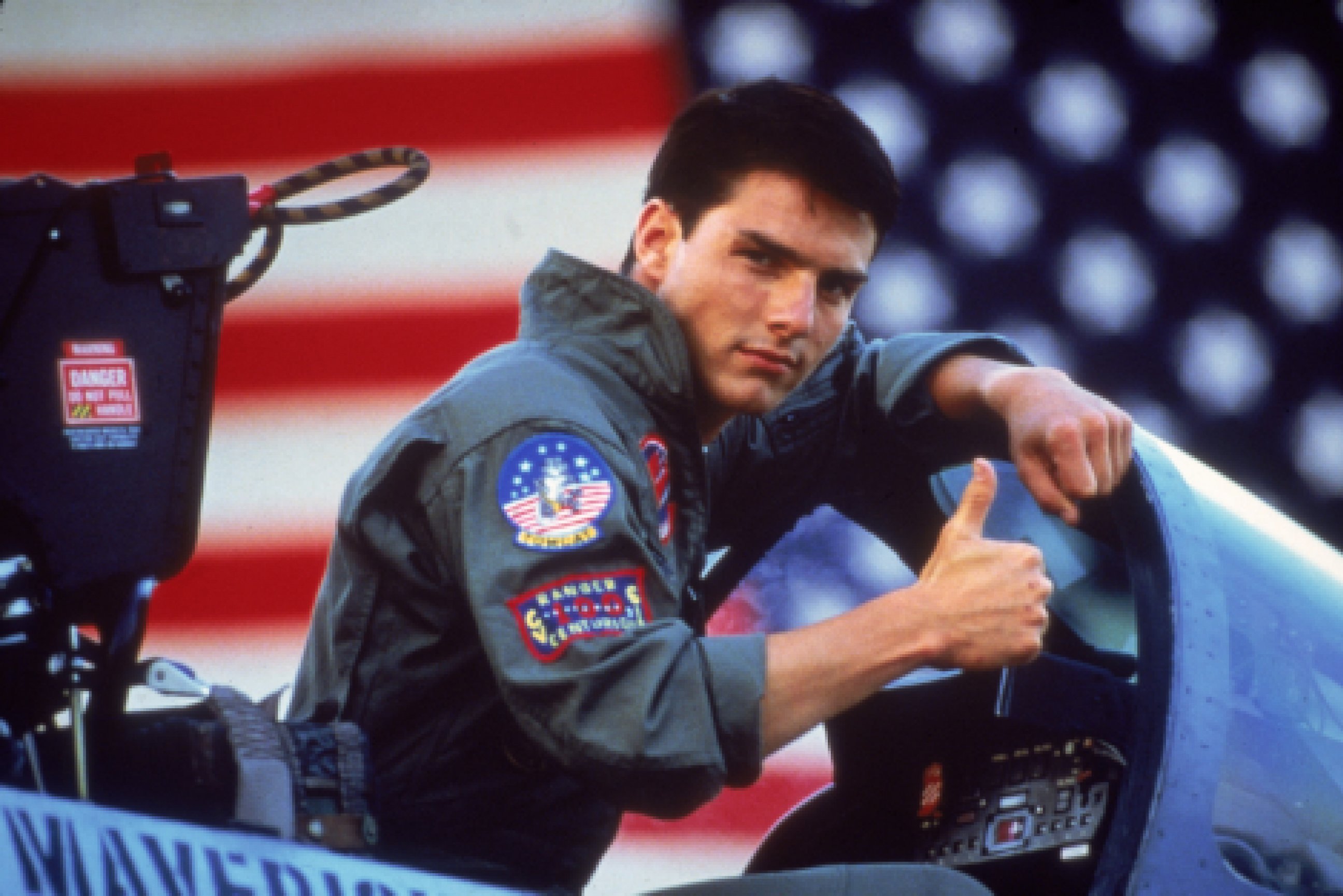 PHOTO: Tom Cruise is shown in a promotional still for the 1986 film, "Top Gun."
