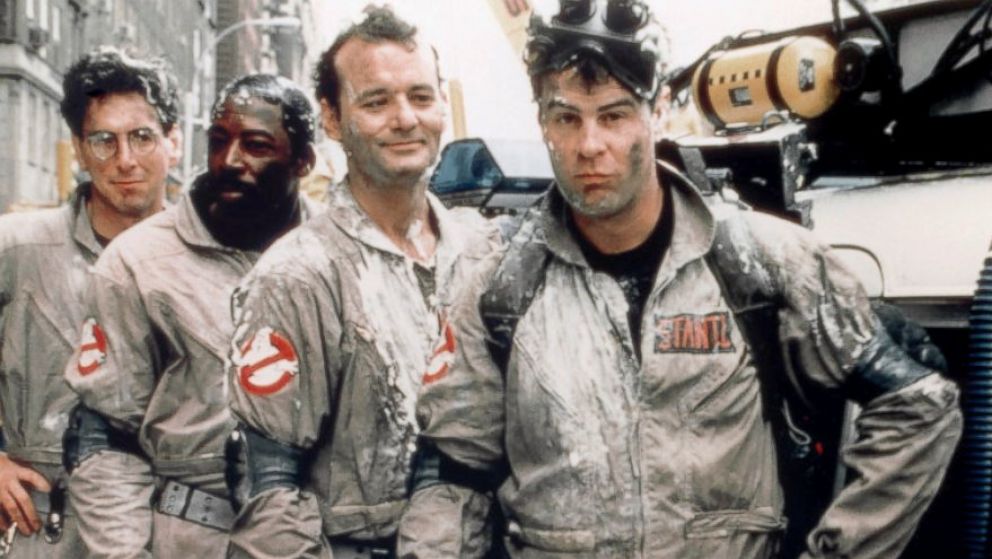 Cast of the movie 'Ghostbusters,' 1984.