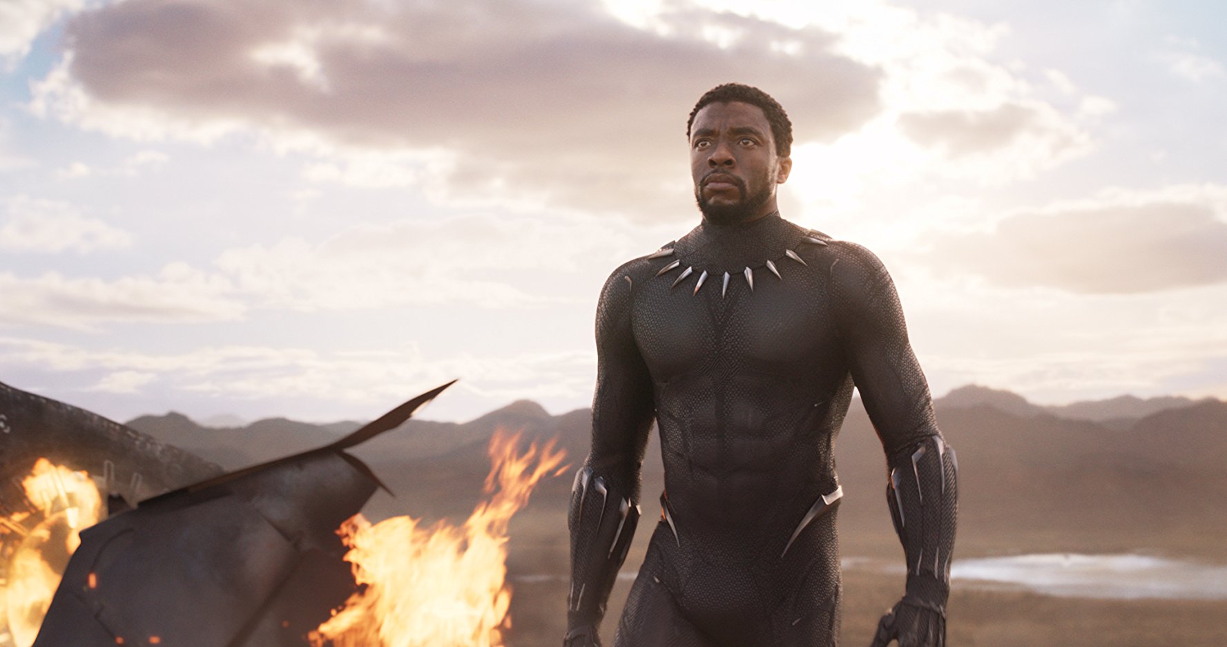 PHOTO: Chadwick Boseman in a scene from "Black Panther," 2018.