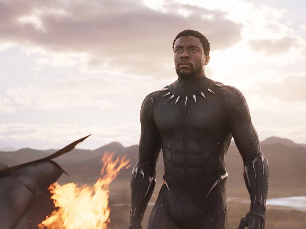   PHOTO: Chadwick Boseman in a scene of Black Panther 