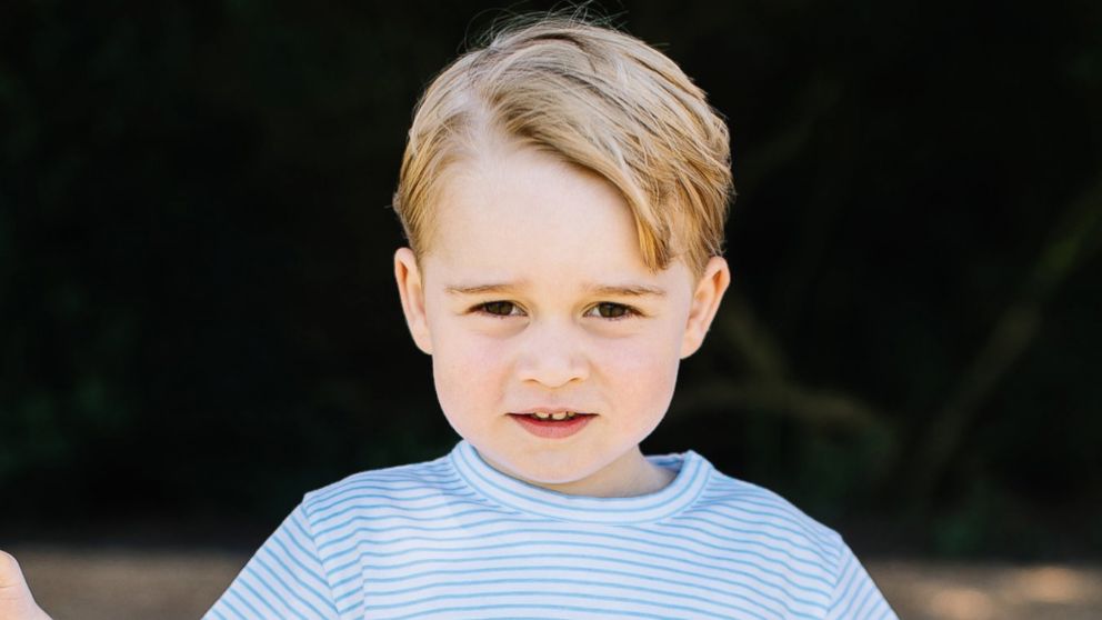 PHOTO: Britain's Prince George is seen in this photograph taken at his home in Norfolk in mid-July, and released by the Duke and Duchess of Cambridge to mark his third birthday, July 22, 2016.