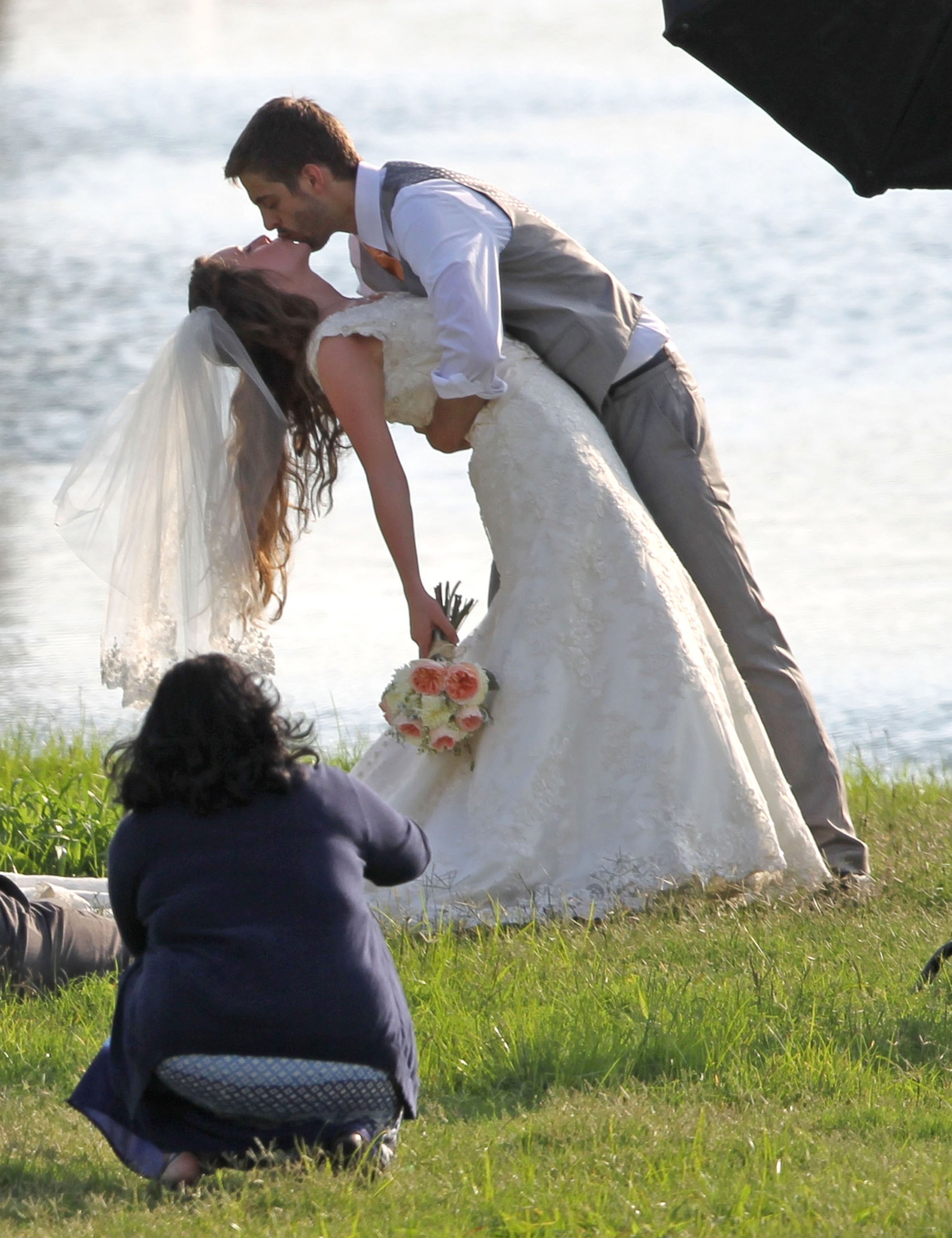 PHOTO: Reality star Jill Duggar marries Derick Dillard, June 21, 2014 in Springdale, Arkansas. Jill, 23, is the second daughter in the large Duggar family of TLC show "19 Kids & Counting."