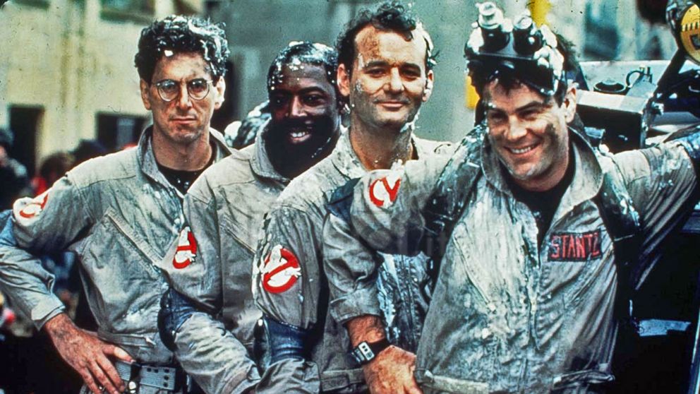 Movie still from the 1984 Ghostbusters film.