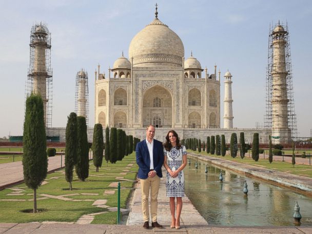 Prince William and Kate Visit the Taj Mahal - ABC News