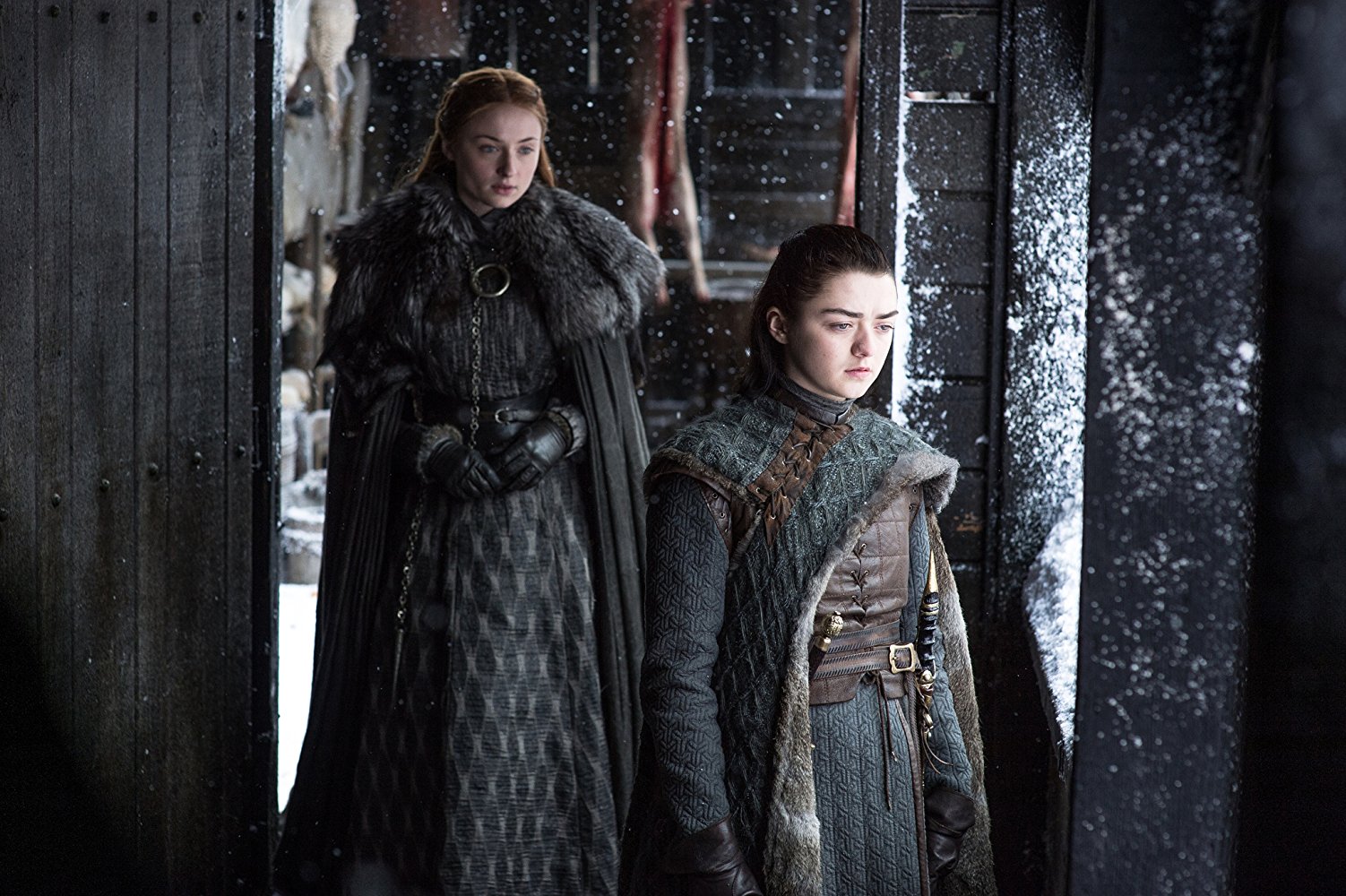 PHOTO: Sophie Turner and Maisie WIlliams in Season 7 of Game of Thrones.