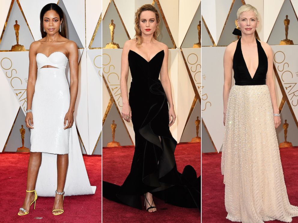 Oscars fashion: Metallics, reds, black and white among top 2017 red ...