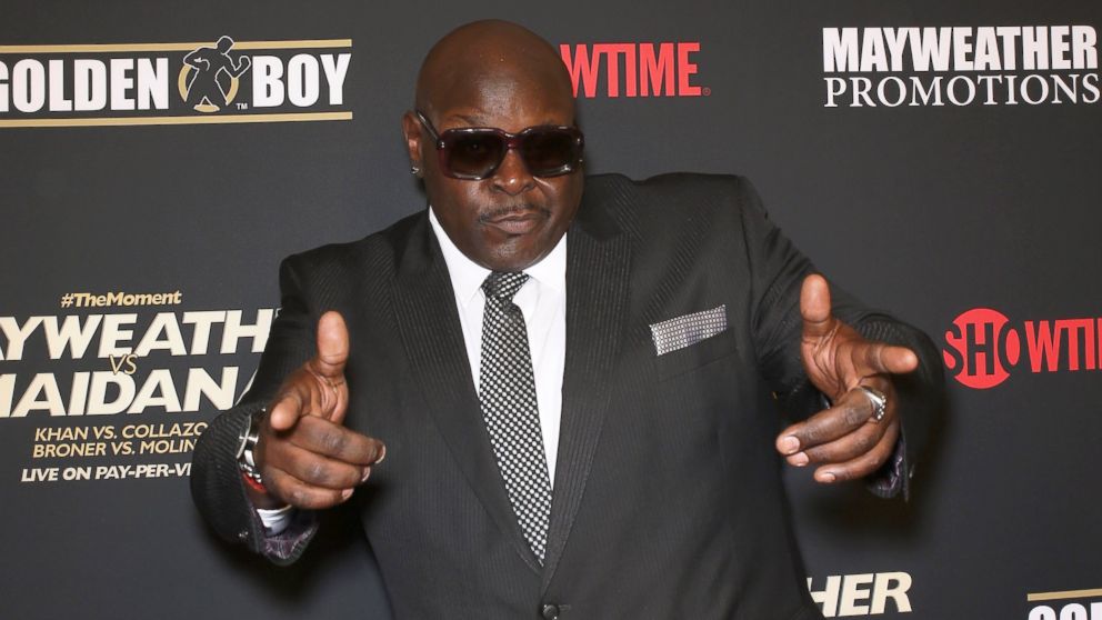 Television personality/recording artist Christopher "Big Black" Boykin arrives at the pre-fight party for "The Moment: Mayweather vs Maidana" at the MGM Grand Garden Arena, on May 3, 2014, in Las Vegas.