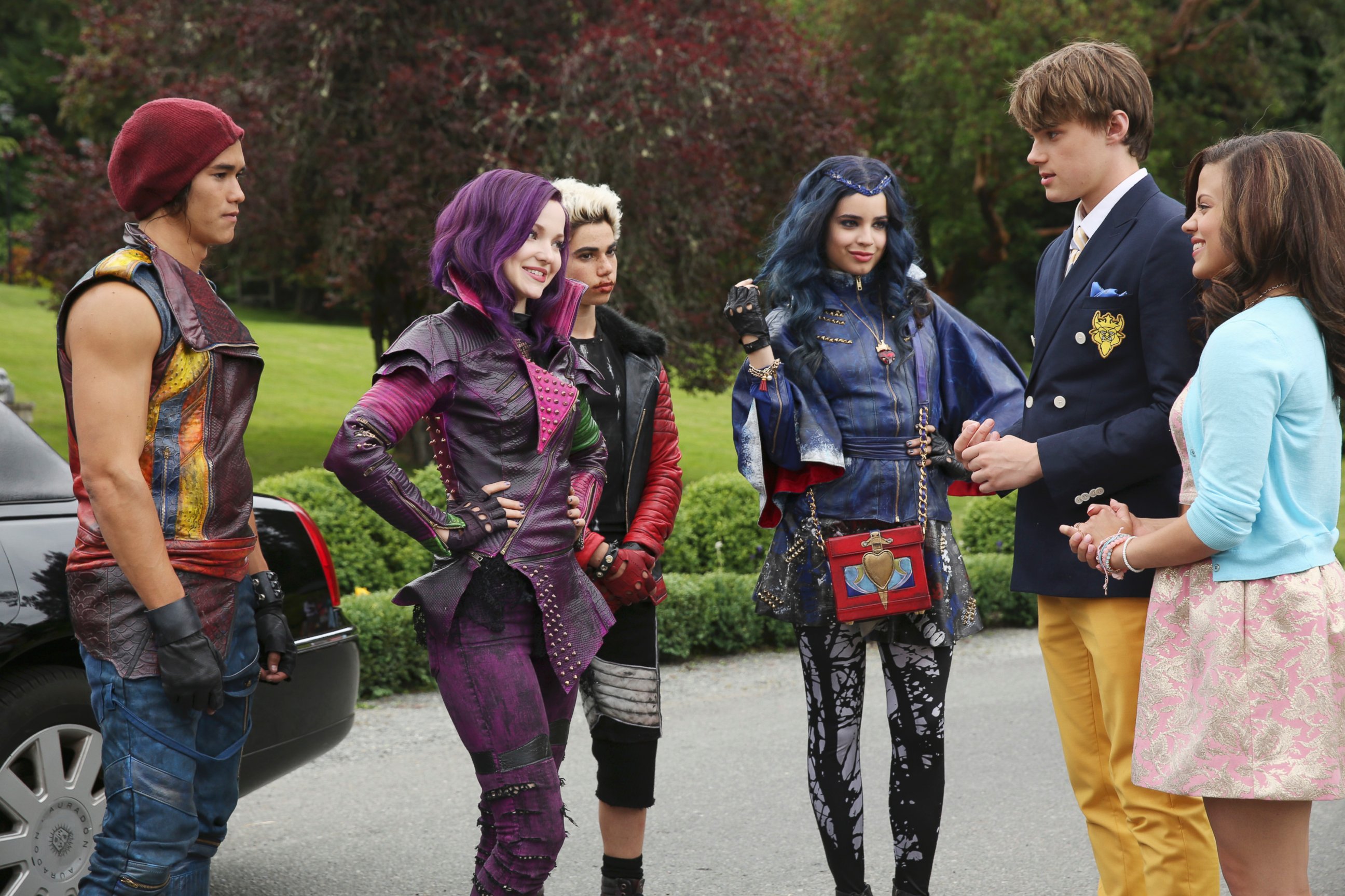 PHOTO: The teenage sons and daughters of Disney's most infamous villains star in Disney's "Descendants," on June 23, 2014.