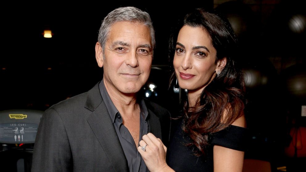 PHOTO: George Clooney and lawyer Amal Clooney attend the MPTF 95th anniversary celebration with "Hollywood's Night Under The Stars" at MPTF Wasserman Campus on Oct. 1, 2016 in Los Angeles.