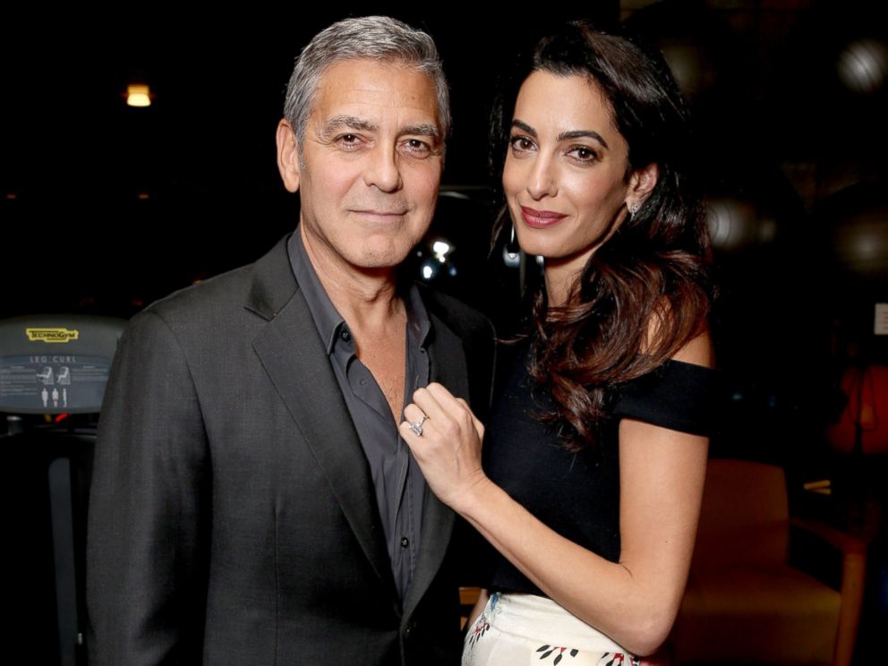 PHOTO: George Clooney and lawyer Amal Clooney attend the MPTF 95th anniversary celebration with Hollywoods Night Under The Stars at MPTF Wasserman Campus on Oct. 1, 2016 in Los Angeles.