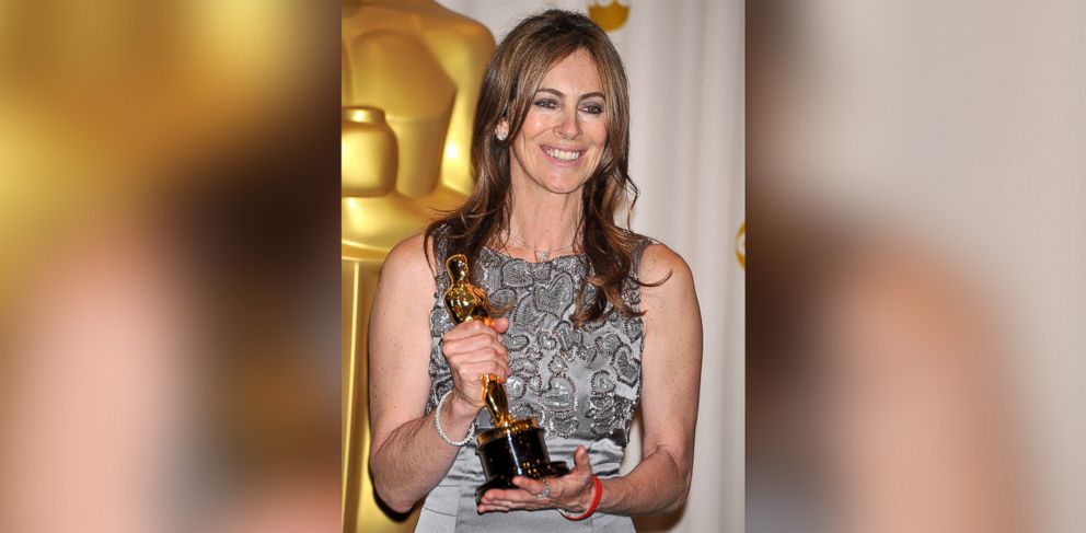 PHOTO: Director Kathryn Bigelow posing in the press room at the 2010 Oscars held at the Kodak Theatre in Los Angeles.  