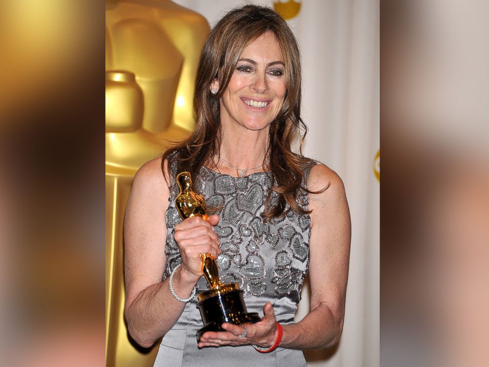 PHOTO: Director Kathryn Bigelow posing in the press room at the 2010 Oscars held at the Kodak Theatre in Los Angeles.