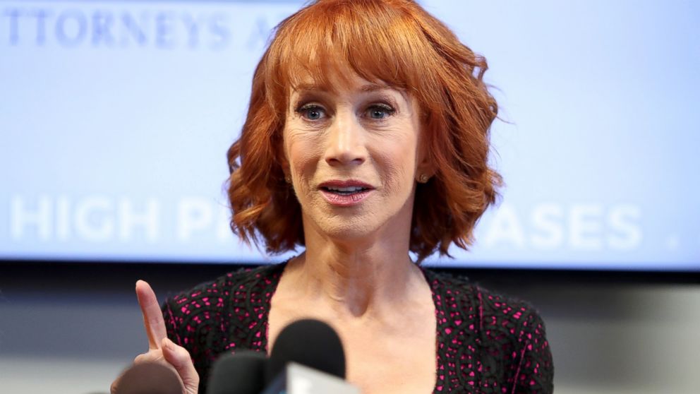 VIDEO:  Kathy Griffin breaks down over backlash from fake Trump head photo scandal