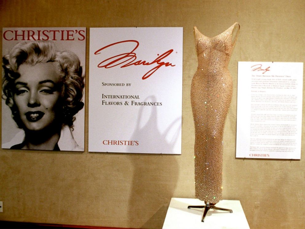 Marilyn Monroe's Happy Birthday dress sells for $4.8m