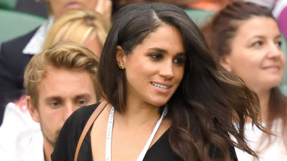 PHOTO: Meghan Markle at the Wimbledon Tennis Championships,July 04, 2016 in London, England. 