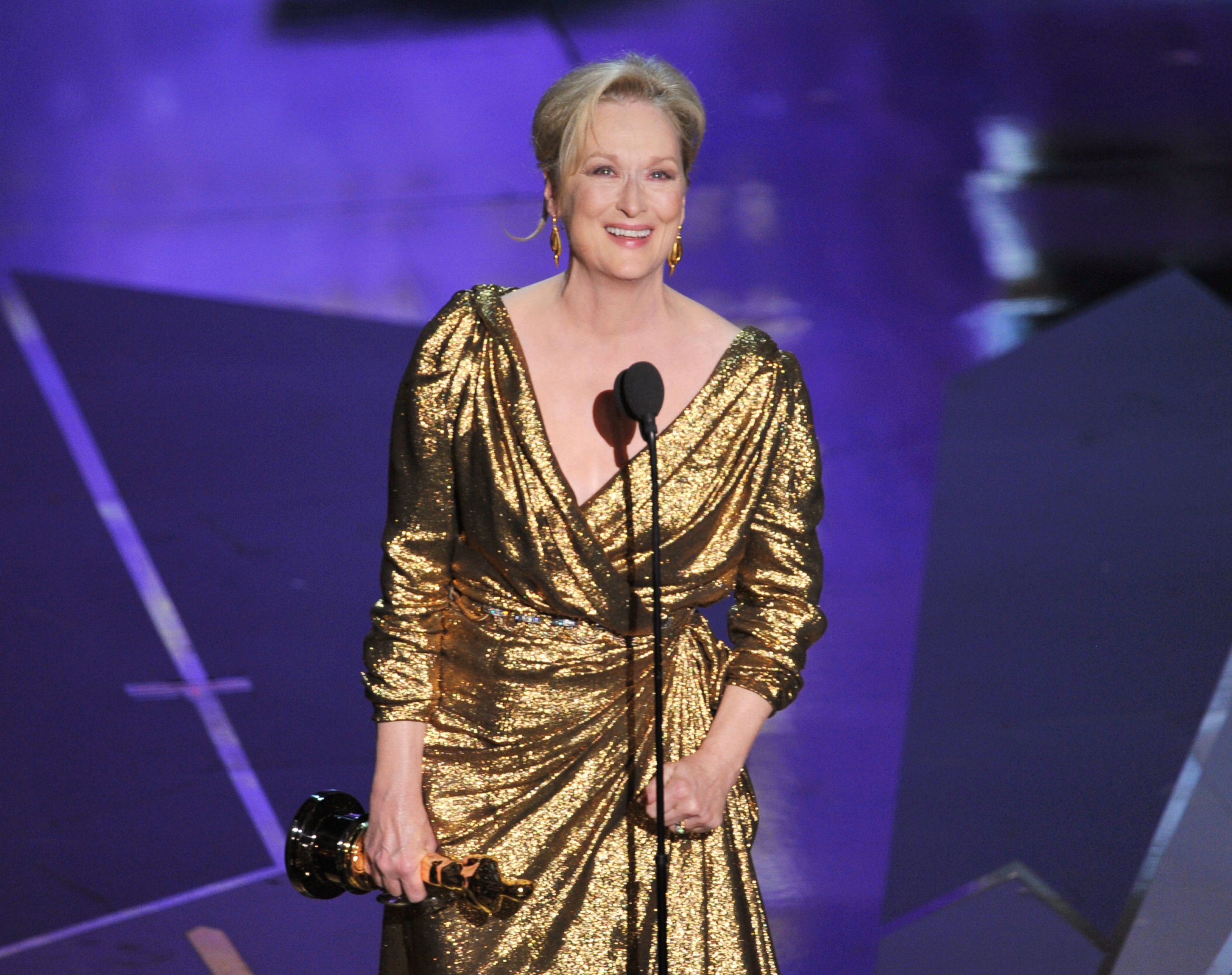 PHOTO: Actress Meryl Streep accepts the Best Actress Award for "The Iron Lady" onstage during the 84th Annual Academy Awards held at the Hollywood & Highland Center, on Feb. 26, 2012, in Hollywood, California. 